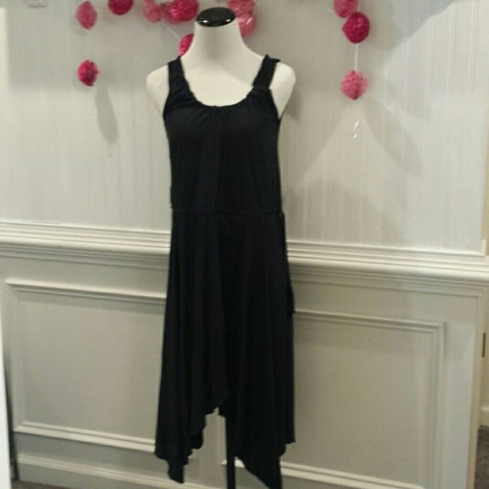 Calypso Women's Sleeveless Black Dress